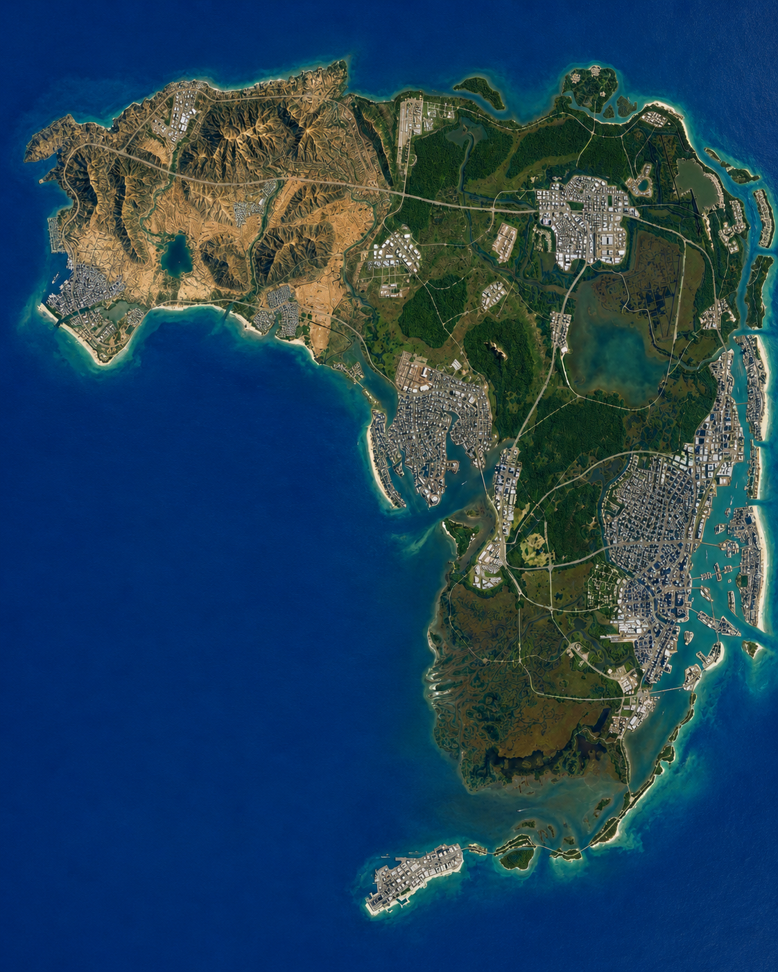 GTA 6 Leonida Map Base