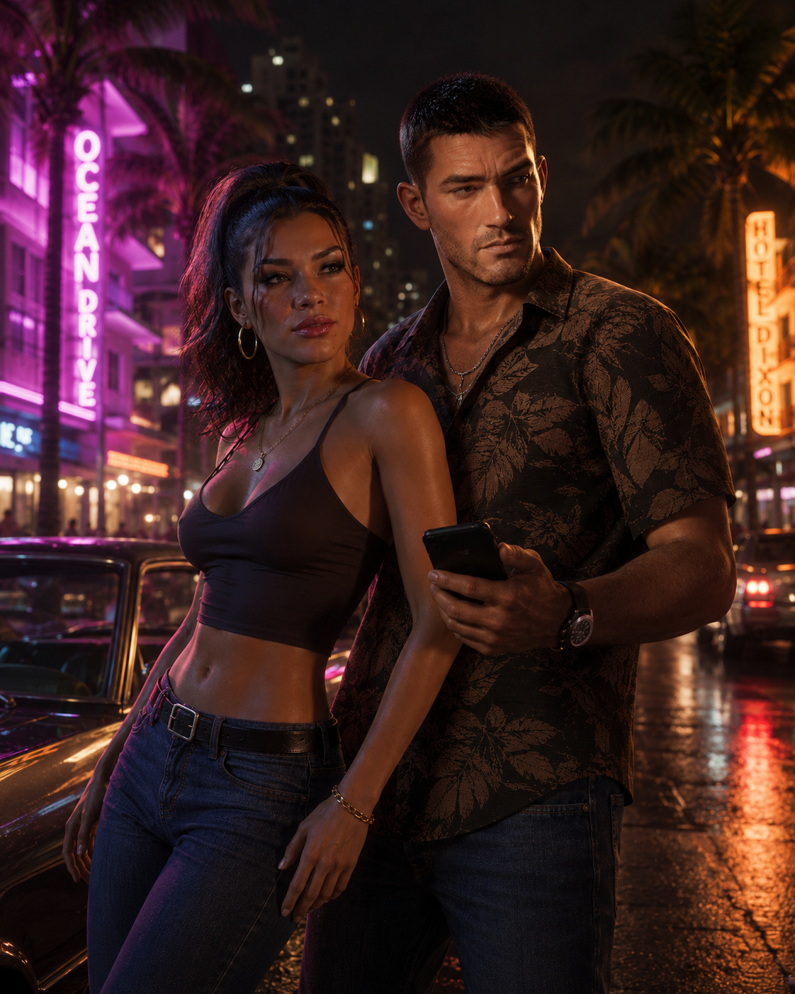 Personajes Oficiales de GTA 6 en Only in Leonida